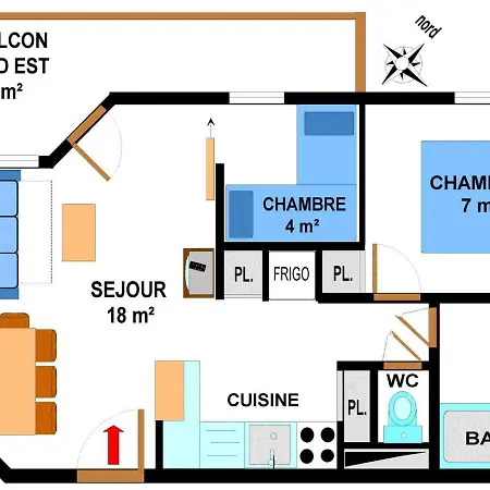 Spacieux Pour 6 A Lanslevillard, Au Pied Des Pistes Avec Balcon Et Parking - Fr-1-508-46 * Lanslevillard